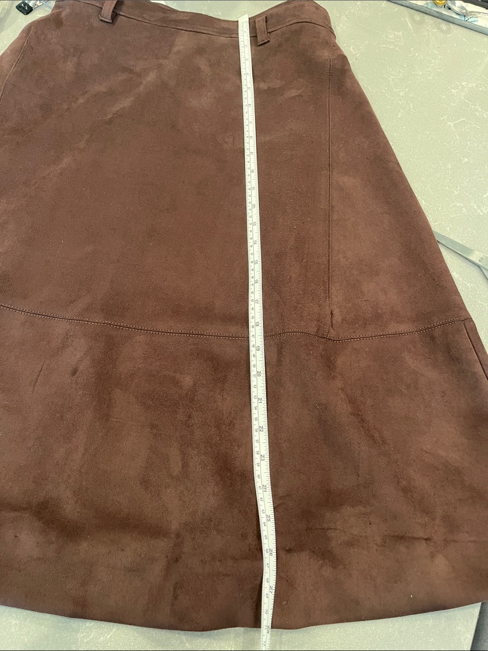 Faux Suede skirt - Picture 4 of 4